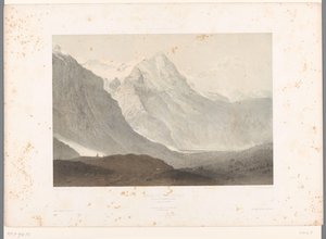 Vue de la vallée de Grindelwald (Gezichten in Zwitserland en Savoye) - Eugene Ciceri