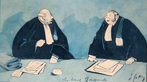 Deux avocats, vers 1900 - Eugene Cottin