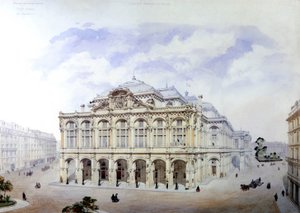 Opéra Garnier à Paris en 1850 - Eugene Emmanuel Viollet le Duc