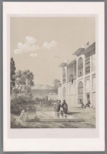 Vue dans le jardin de l