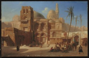 Le Saint-Sépulcre à Jérusalem - Eugene Flandin