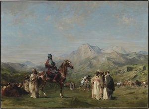 Un campement dans les montagnes de l