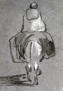 Berbère sur un âne - Eugène Fromentin