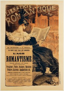 Libraire Romantique, affiche par Eugène Samuel Grasset