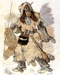 Homme pendant le paléolithique, vers 1900