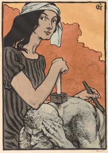 Sculptrice, 1897