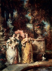 Une promenade, 1852