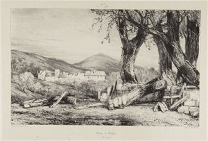Gorge de Royat, Auvergne - Eugene Isabey