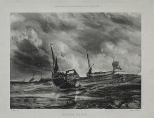 Marée basse - Eugene Isabey