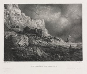 Six marines : Environs de Dieppe - Eugene Isabey