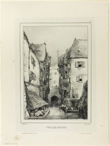 Vue de Rouen - Eugene Isabey