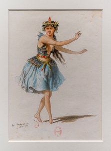 La Korrigane. Ballet de Charles-Marie Widor, modèle de costume - Eugene Lacoste