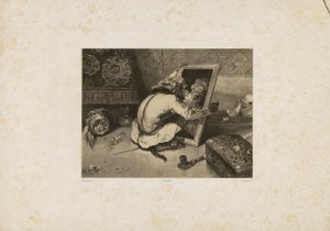 Le singe dans le miroir - Eugene Leroux