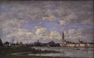 Anvers depuis la pointe des Flandres