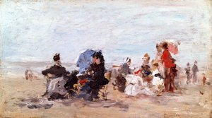 Plage près de Deauville, c.1874