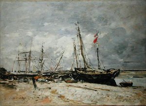 Le Crotoy - Eugene Louis Boudin