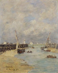 Marée basse à Trouville, 1895