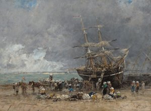 Retour du Terre-Neuvier - Eugene Louis Boudin