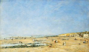 Trouville, Vue Générale de la Plage, 1890 - Eugene Louis Boudin