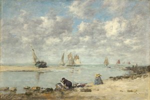 Blanchisseuse près de Trouville