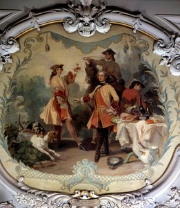 Un déjeuner de chasse au 18e siècle - Eugene Louis Lami