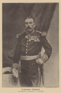 Amiral Caillard, commandant de la flotte française à Mytilène, Lesbos