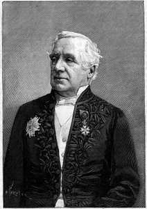 Portrait du Baron Félix Hippolyte Larrey (1808-1895), chirurgien français, membre de l