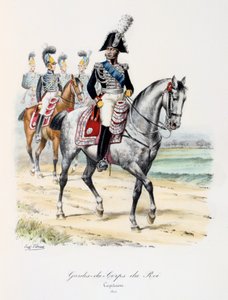 Gardes-du-Corps de Roi, Capitaine, 1820 - Eugene Titeux
