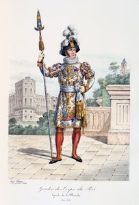 Gardes-du-Corps du Roi, Garde de la Manche, 1814-30