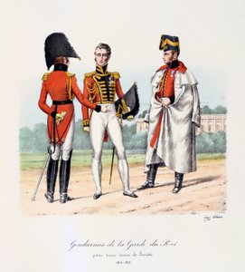 Gendarmes de la Garde du Roi, Petite Tenue et Tenue de Société
