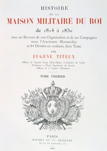 Page de titre, 1814-1830