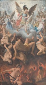 La chute des anges rebelles - Eugenio Cajés