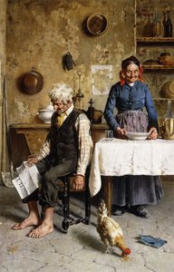 Bonheur domestique - Eugenio Zampighi