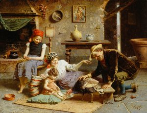 La dinde affamée - Eugenio Zampighi