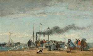 Jetée et quai à Trouville