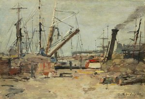 Les chalutiers - Eugène Boudin