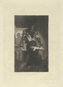 Un forgeron, 1833 - Eugène Delacroix