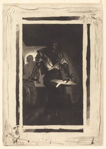 Un Forgeron - Eugène Delacroix
