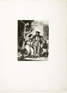 Frère Martin serrant la main de fer de Goetz - Eugène Delacroix