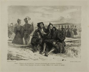 Faust et Wagner, de Faust - Eugène Delacroix