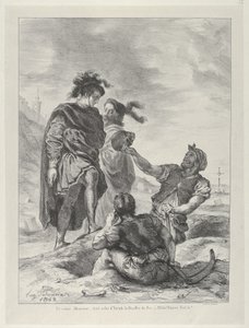 Hamlet et Horatio devant les fossoyeurs, 1843