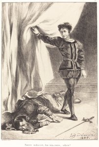 Hamlet et le corps de Polonius (Acte III, Scène IV)
