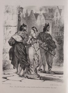 Illustrations pour Faust : Faust cherche à séduire Marguerite