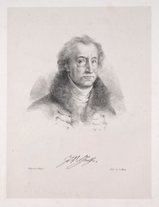 Illustrations pour Faust : Frontispice - Portrait de Johann Wolfgang von Goethe