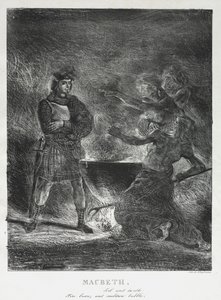 Macbeth consultant les sorcières
