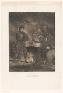 Macbeth consulte les trois sorcières - Eugène Delacroix