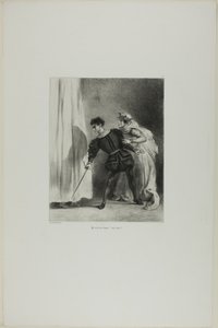 Le meurtre de Polonius, planche 9 de Hamlet