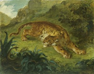 Tigre et serpent, 1854-1858