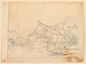 Maisons paysannes dans une vallée