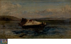 Petit bateau - Eugene Isabey